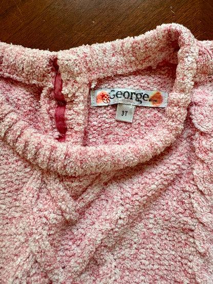 2 pcs Girls Sweater Dress Outfit with Leggings (Retails $20), Kids 3T