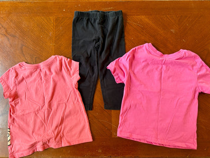 3 pcs Minnie Mouse Outfit Bundle (Retails $22), Kids 4/4T