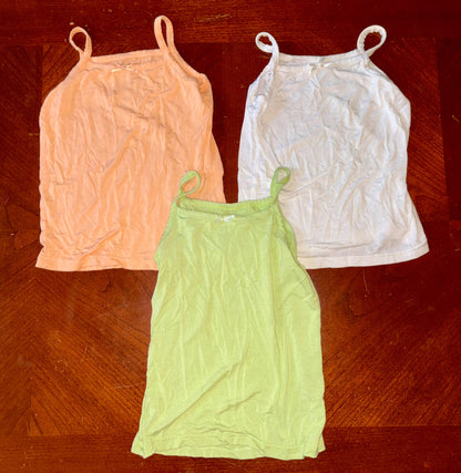 3 pcs Girls Tanks Under Shirts Bundle, Kids 3T