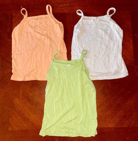 3 pcs Girls Tanks Under Shirts Bundle, Kids 3T