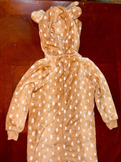 Girls Reindeer Onesie, Kids 4/4T