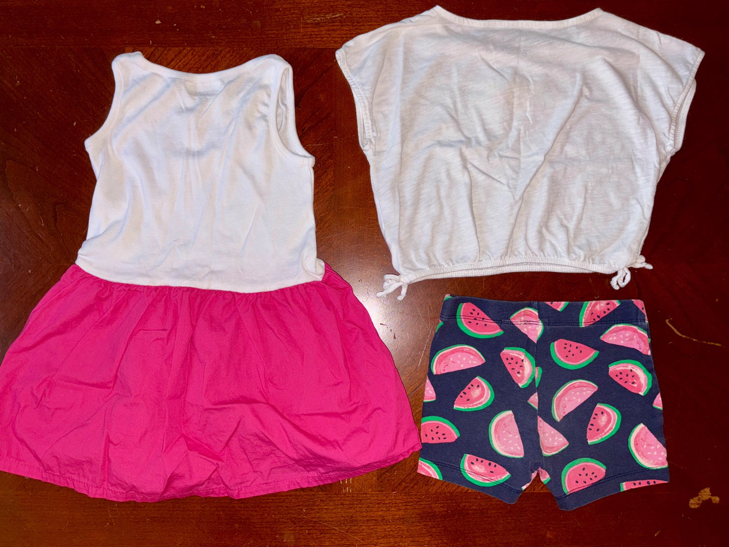 3 pcs Girls Summer Bundle (Retails $24), Kids 4/4T