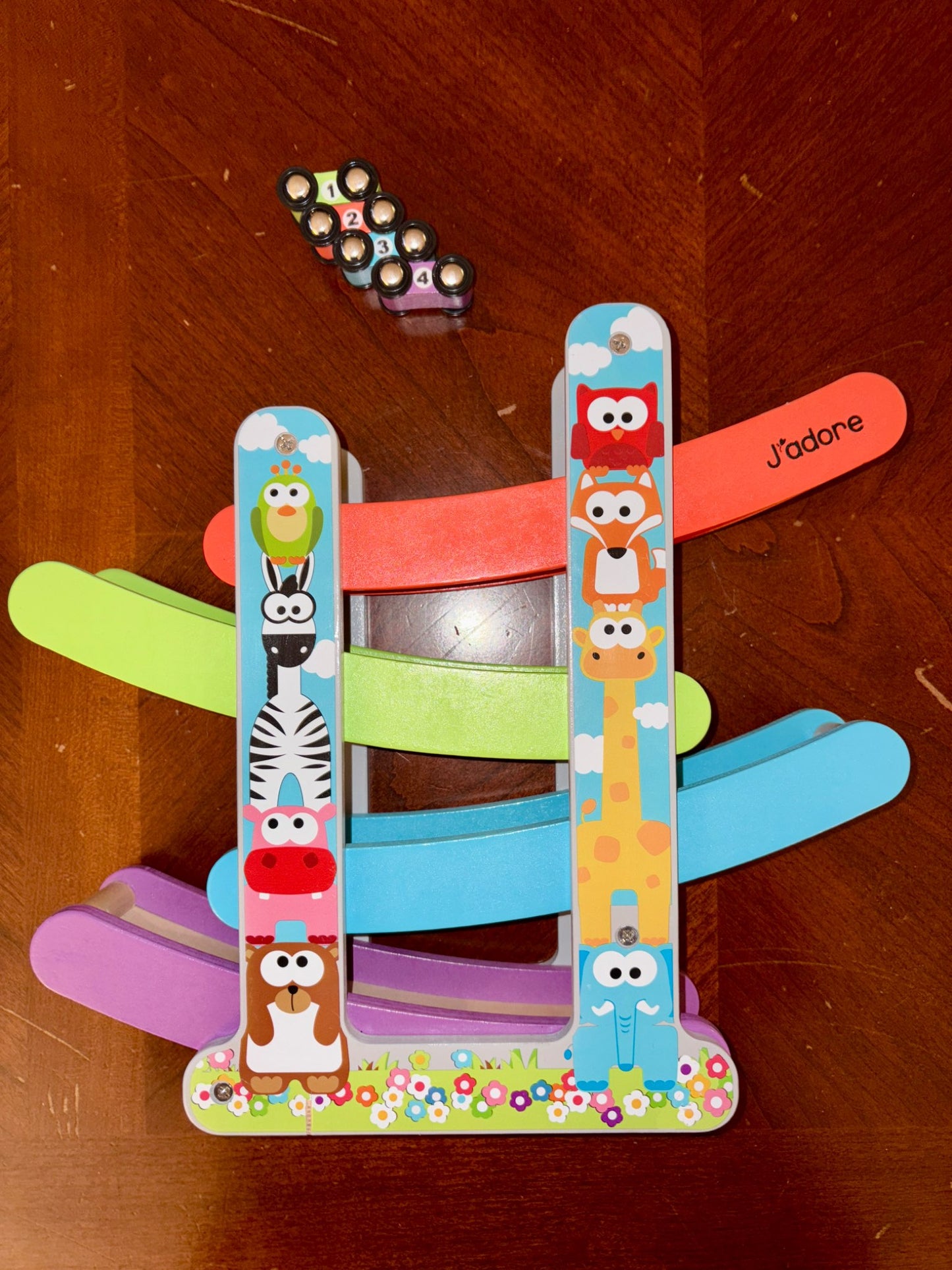 J’adore Wood Animal Race Track (Retails $24)