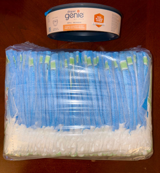 Huggies Pull Ups Size 3/4 and Diaper Genie Refill