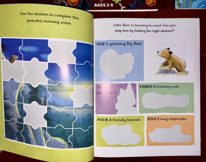 4 pcs NEW Colouring and Sticker Books Bundle