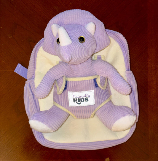 Naturally Kids Dino Backpack and Toy (Retails $45)