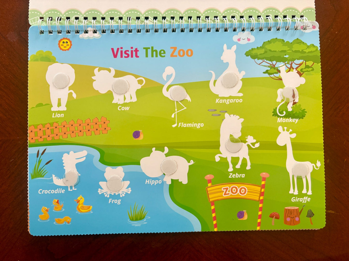 My Preschool Busy Book Dry-Erase and Velcro Learning