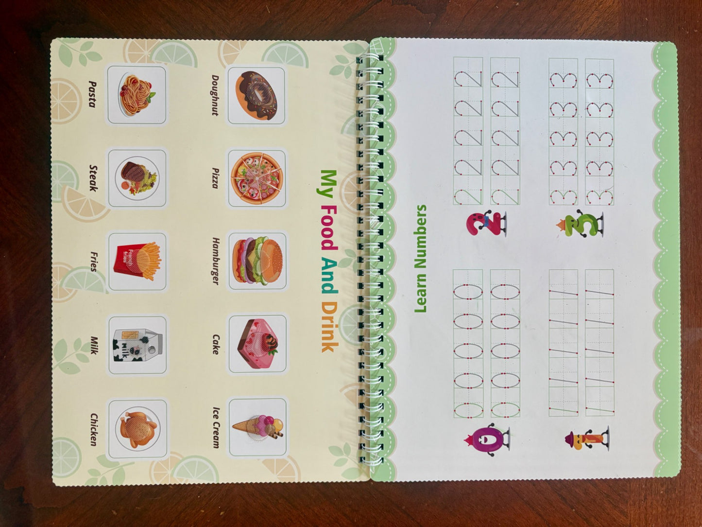 My Preschool Busy Book Dry-Erase and Velcro Learning