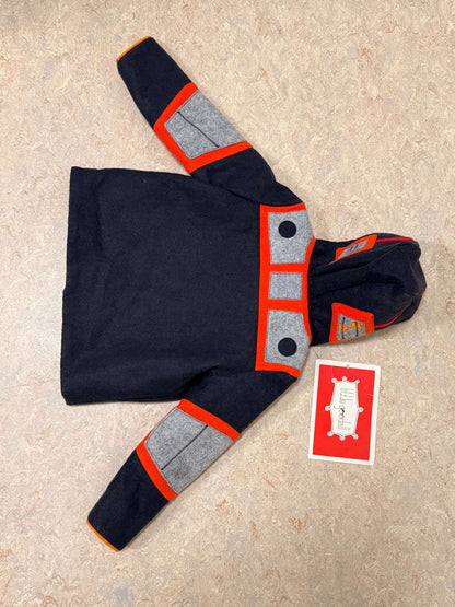 Little Goodall felted wool robot coat. Retail $350, Kids 2T