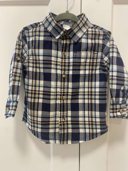 Janie & Jack plaid button down. Retails $59, Kids 18 Month (12-18M)