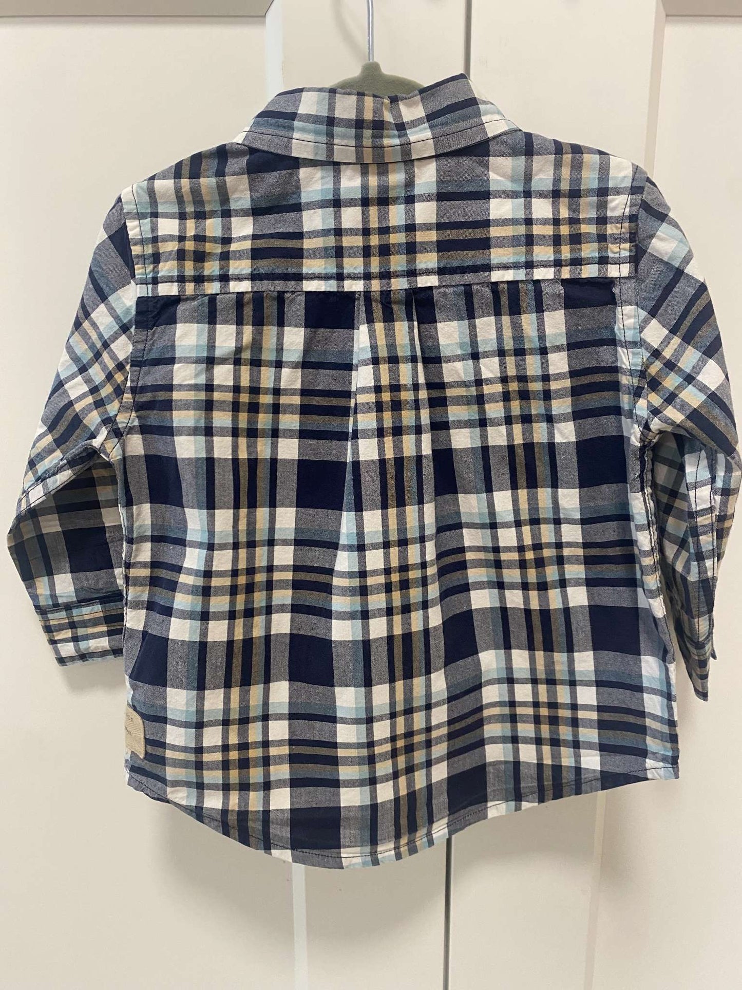 Janie & Jack plaid button down. Retails $59, Kids 18 Month (12-18M)