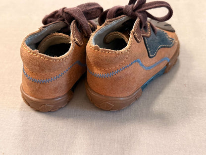 Leather hiking/work style baby shoes, Shoes 3.5 (Baby: 0-12 mth)