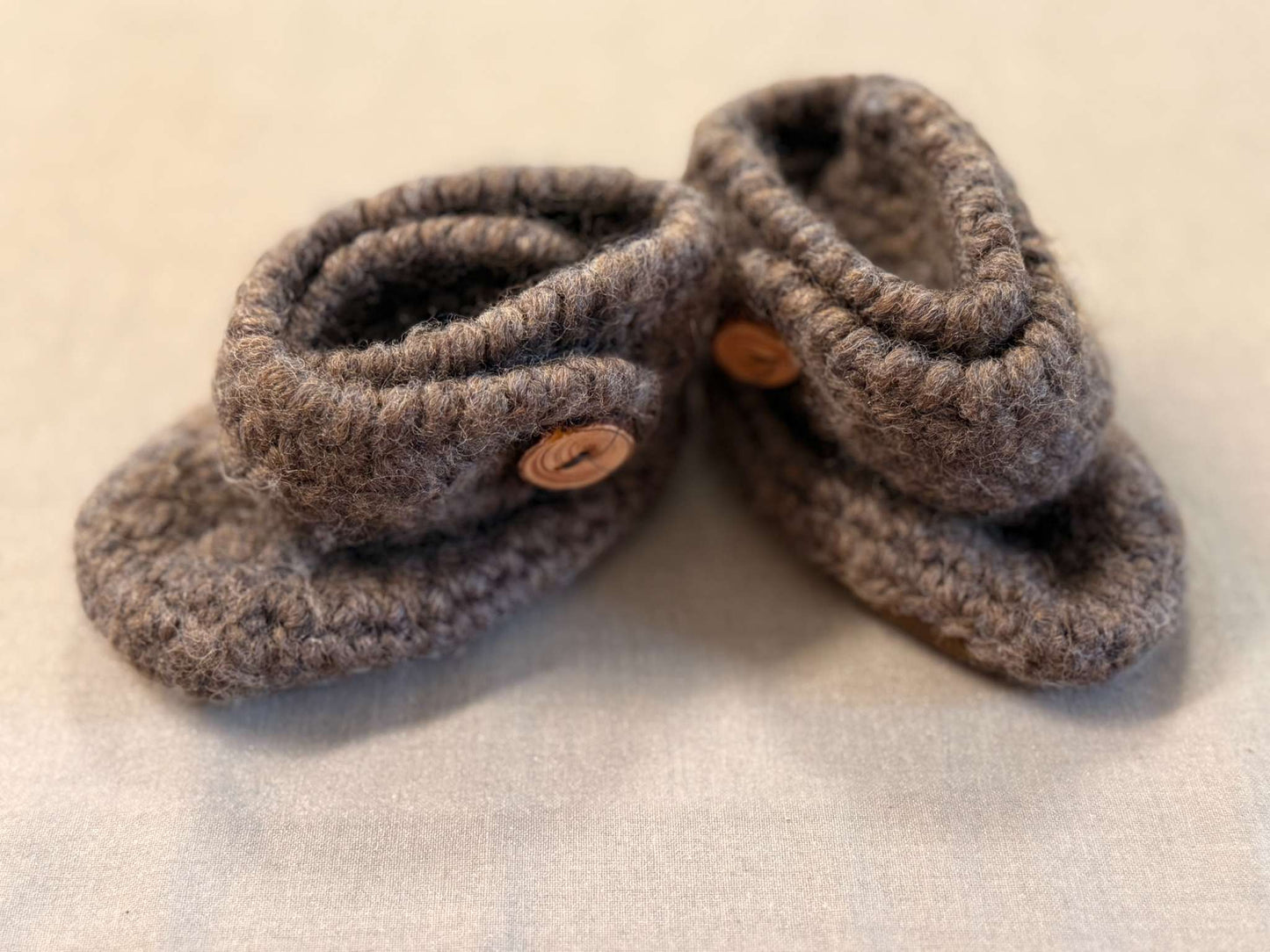 Wool bootie slippers, Shoes 1.5 (Baby: 0-12 mth)