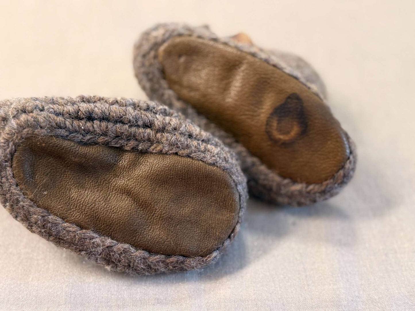 Wool bootie slippers, Shoes 1.5 (Baby: 0-12 mth)
