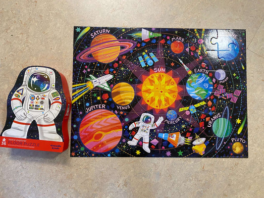 Space Explorer floor puzzle