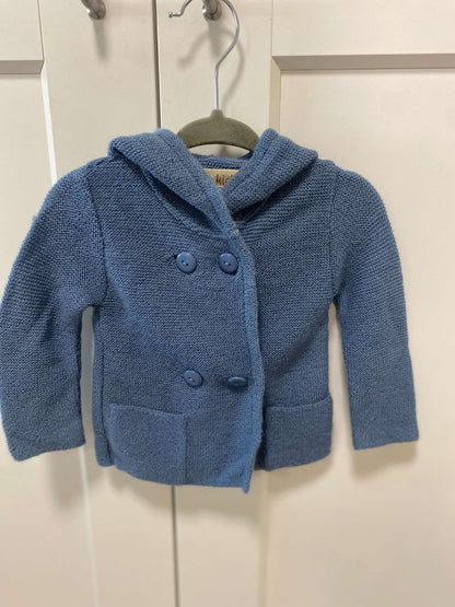 100% Baby Alpaca hooded sweater, Kids 9 Month (6-9M)