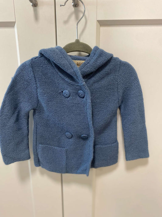 100% Baby Alpaca hooded sweater, Kids 9 Month (6-9M)