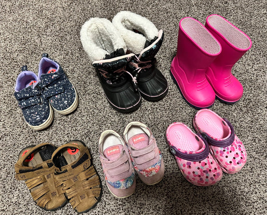 Toddler shoes size 6 - all for $55, Shoes 6 (Walkers:12-24 mth)