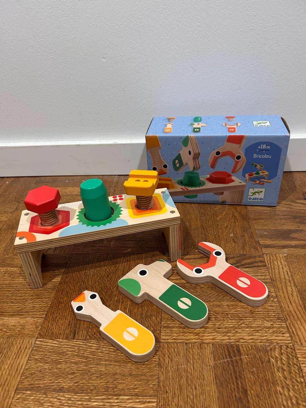 Baby bricolage wooden toy