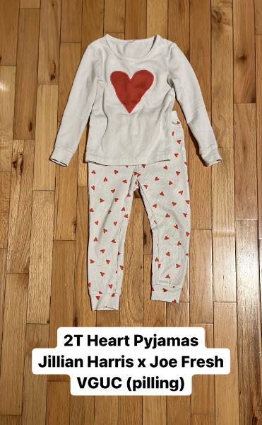 2T Jillian Harris Heart Pyjamas, Kids 2T
