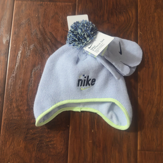 Size 2/3 Nike hat and glove set
