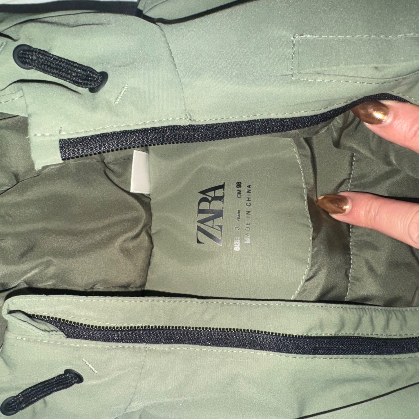 Like new Zara winter jacket size 3 boys