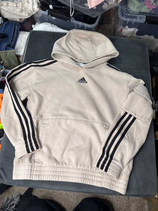 Adidas loose fit hoodie medium size 10 to 12, Kids 12