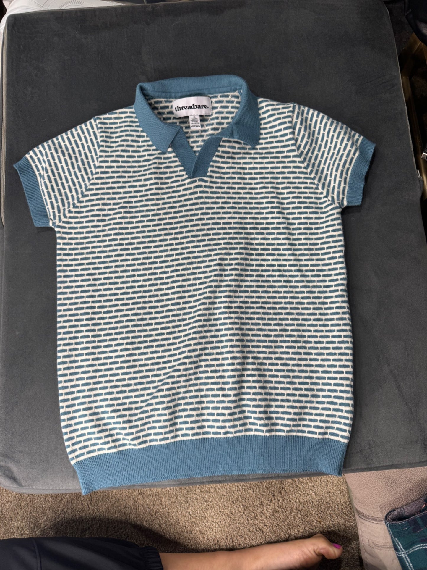 Short sleeve size 10 dress shirt , Kids 10
