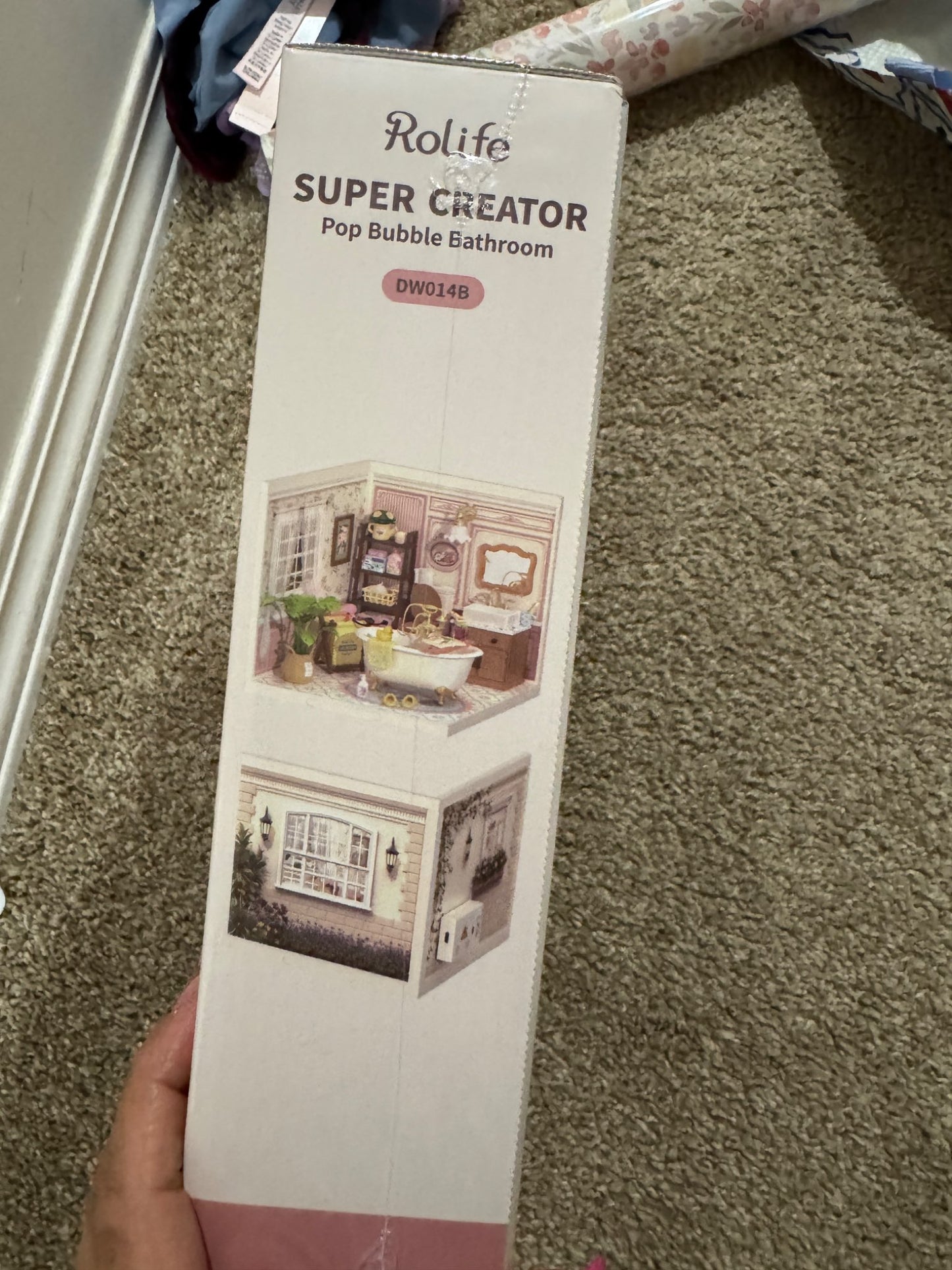 Super creator pop bubble diy modeling bathroom