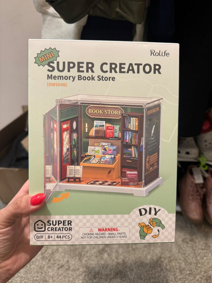 Super creator DIY modeling kit book store new