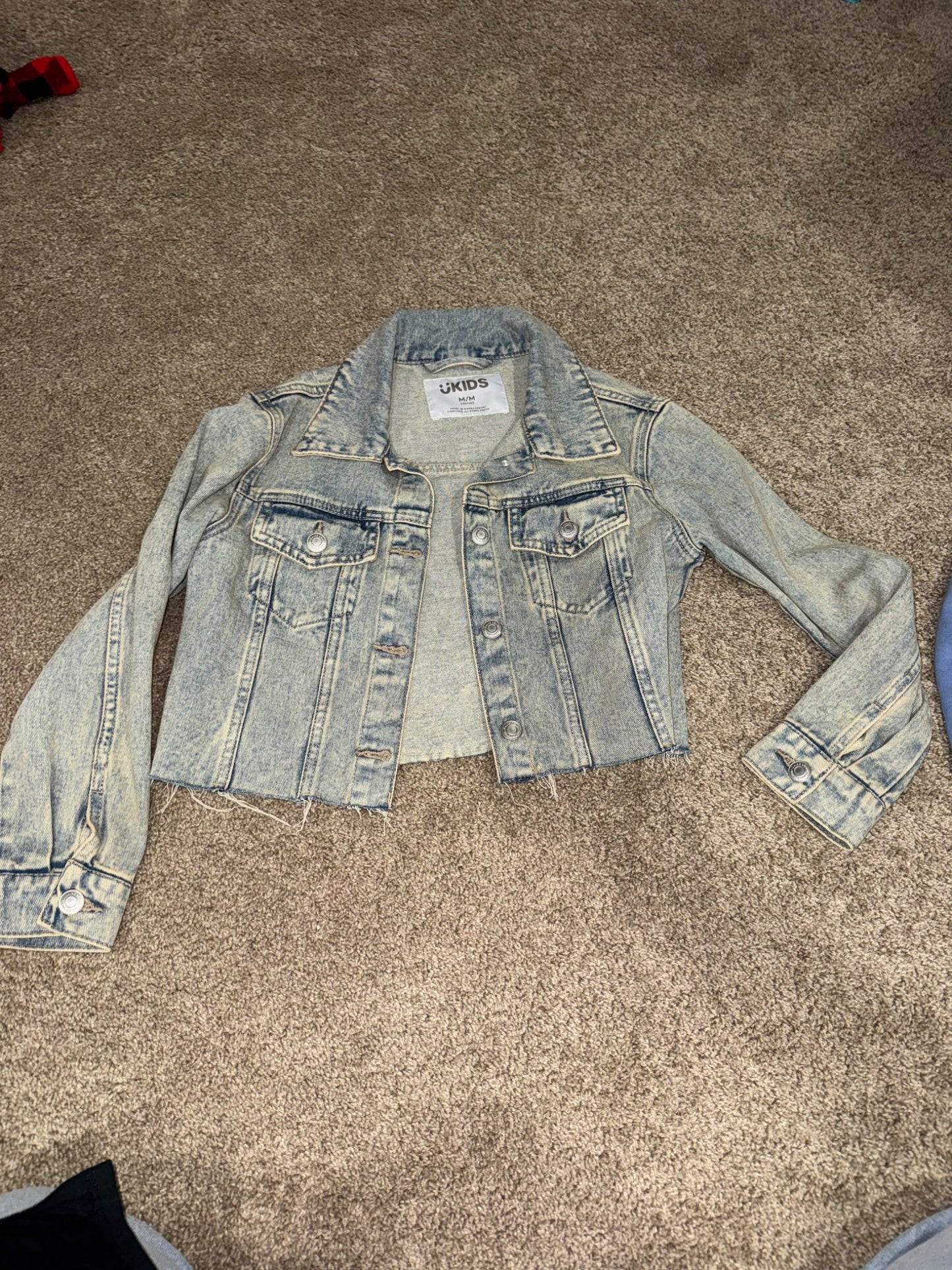 Girls 10/12 Jean jacket new , Kids 10