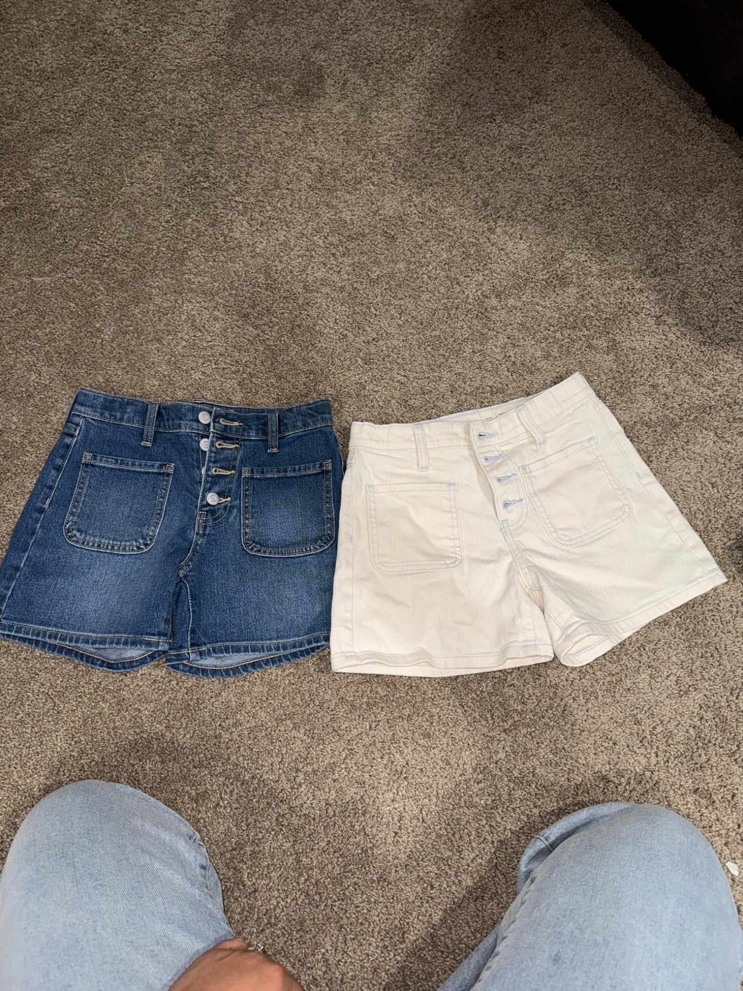 Size 12 Jean shorts old navy and gap tank ( brand new) , Kids 12