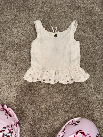 Old navy crochet tank top 10-12 girls , Kids 10
