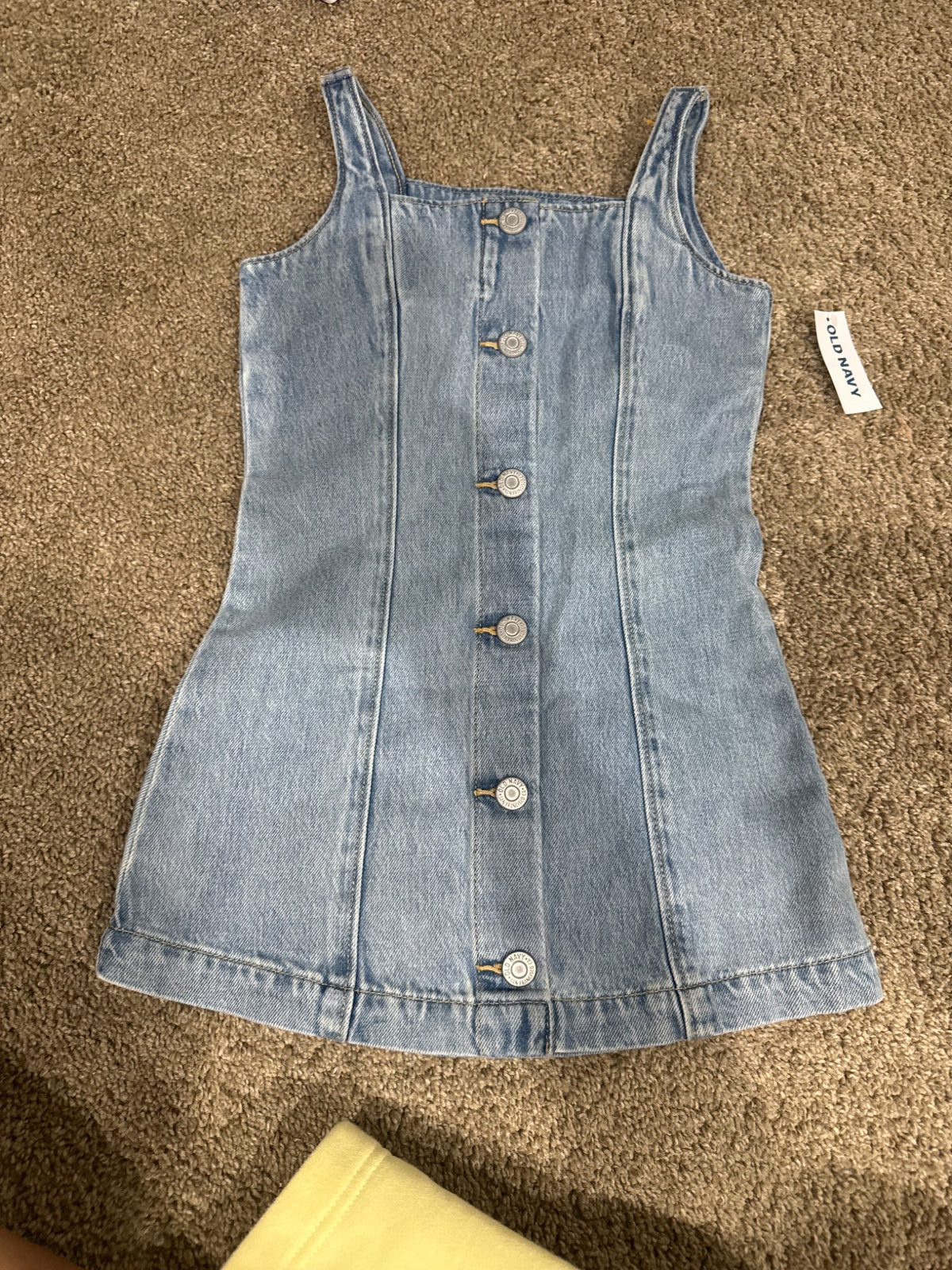 Old navy button up jean dress NWT size 5 , Kids 5/5T