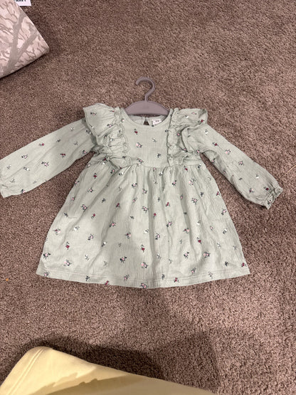 H&M shirt dress long sleeve new 6-9 month , Kids 9 Month (6-9M)