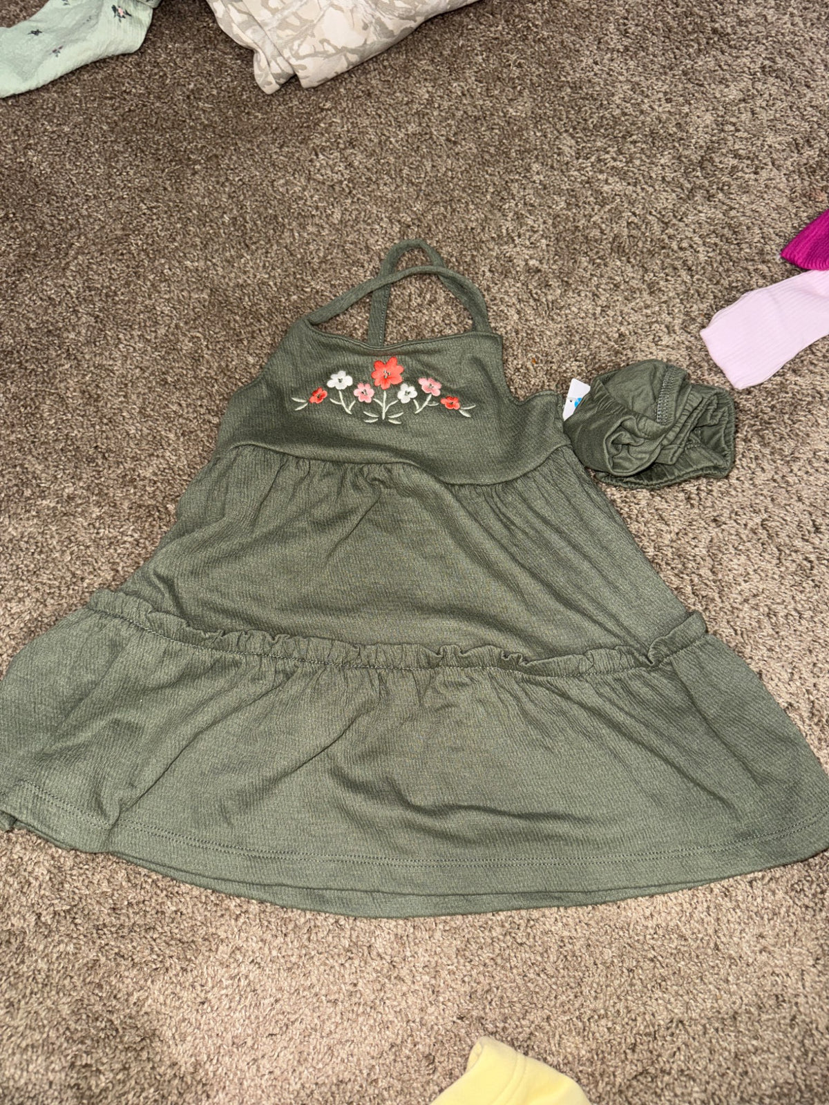 12 month Carter dress with diaper cover NWT , Kids 12 Month (9-12M)