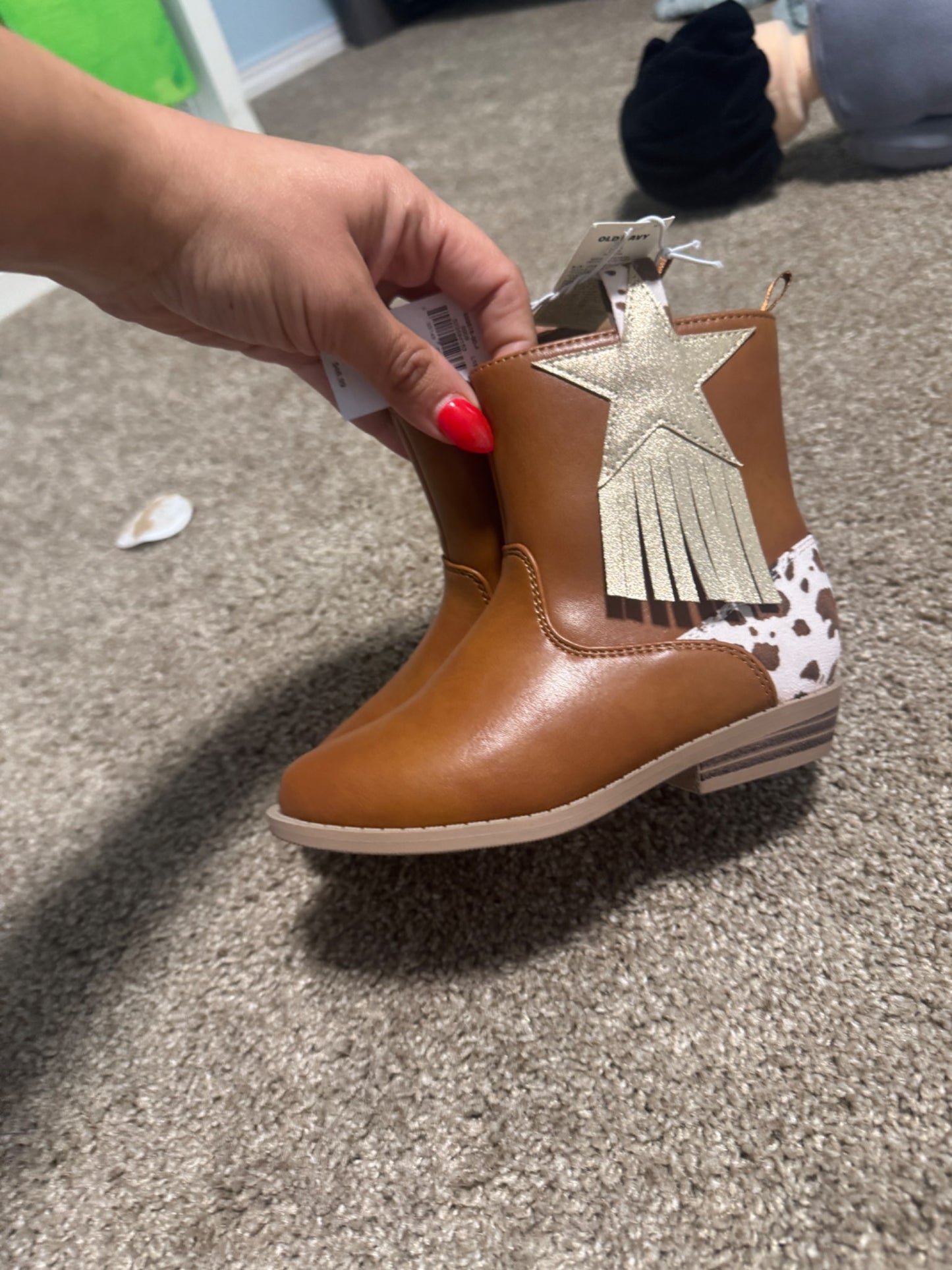 Toddler 9 cowgirl boots NWT , Shoes 9 (Toddler:2-4yr)