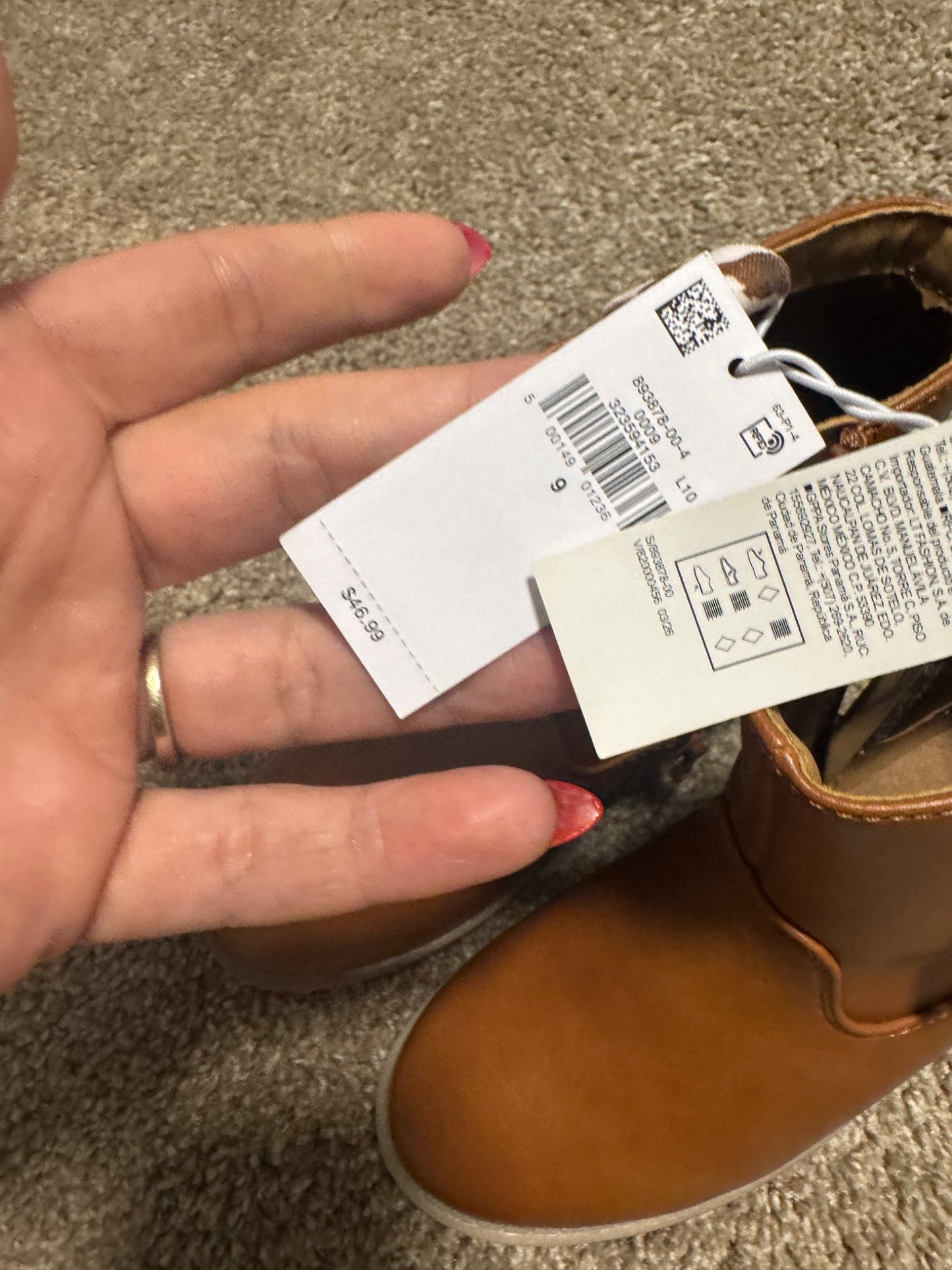Toddler 9 cowgirl boots NWT , Shoes 9 (Toddler:2-4yr)