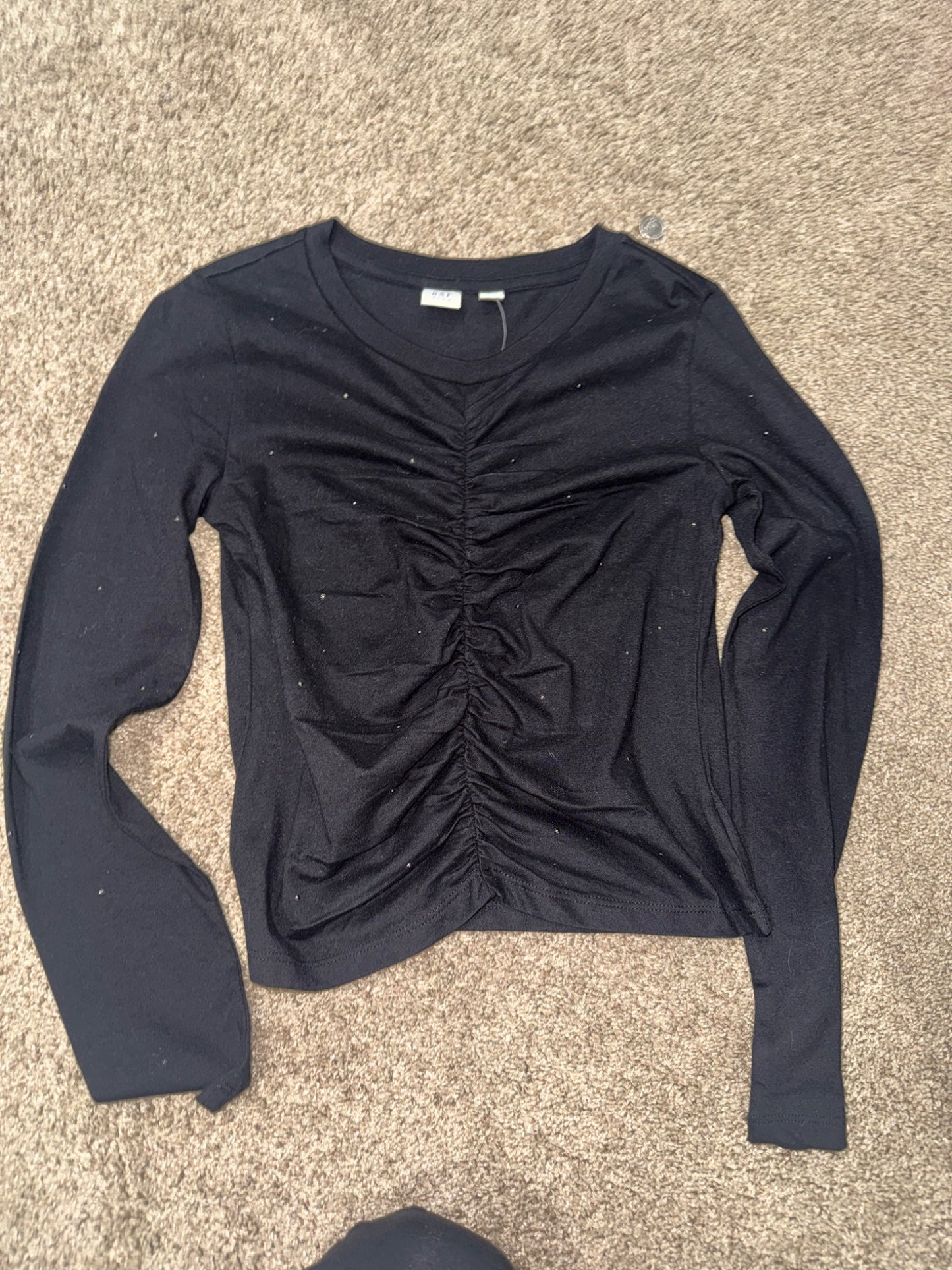 Size 12 gap long sleeve rhinestone shirt NWT , Kids 12