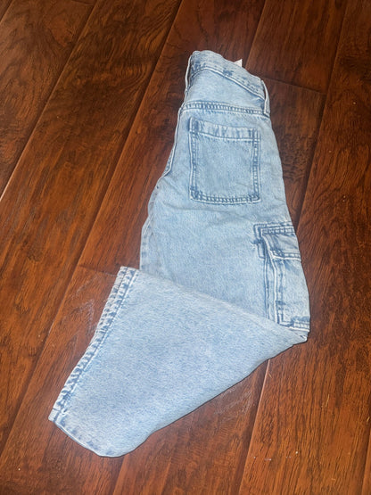 Two pairs of NWT size 7 wide leg jeans old navy/ gap , Kids 7