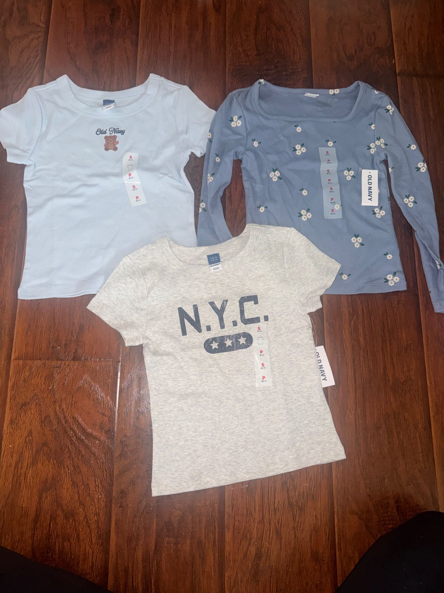 Size 6-7 NWT shirt lot old navy , Kids 7