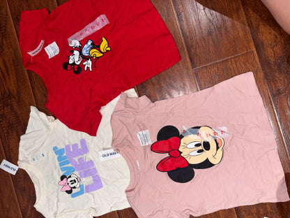 Minnie Mouse shirt lot size 5 , Kids 5/5T