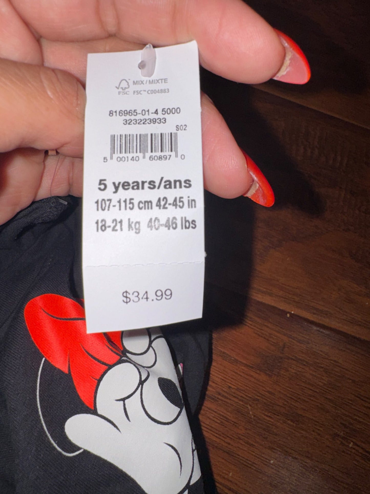 Minnie Mouse shirt lot size 5 , Kids 5/5T