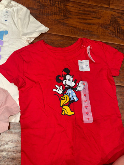 Minnie Mouse shirt lot size 5 , Kids 5/5T
