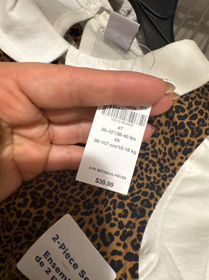 Size 4, Old Navy, two piece set NWT , Kids 4/4T
