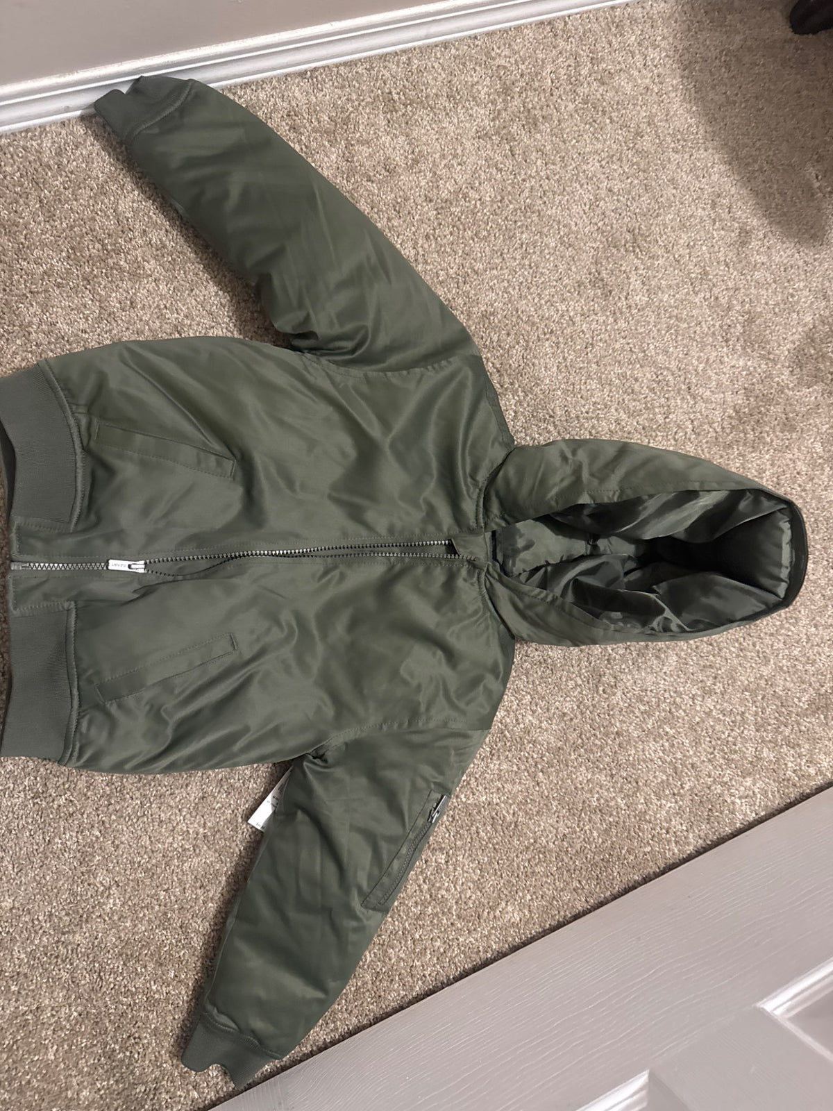 Size 5 NWT zipper bomber jacket , Kids 5/5T
