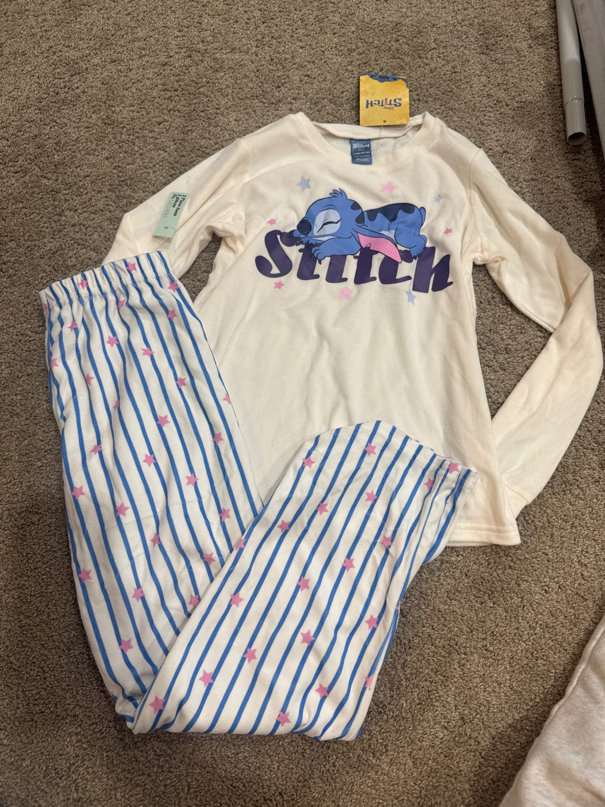 Size 10/12 girls stitch pjs , Kids 10