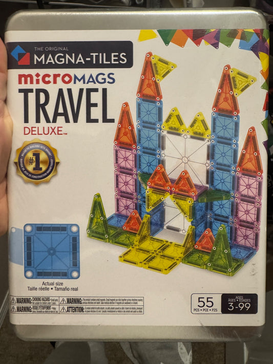 Micro travel magnets brand new in tin