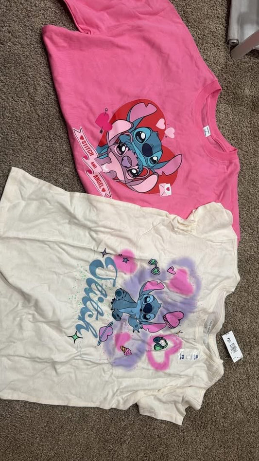 14-16 stitch shirts brand new , Kids 14
