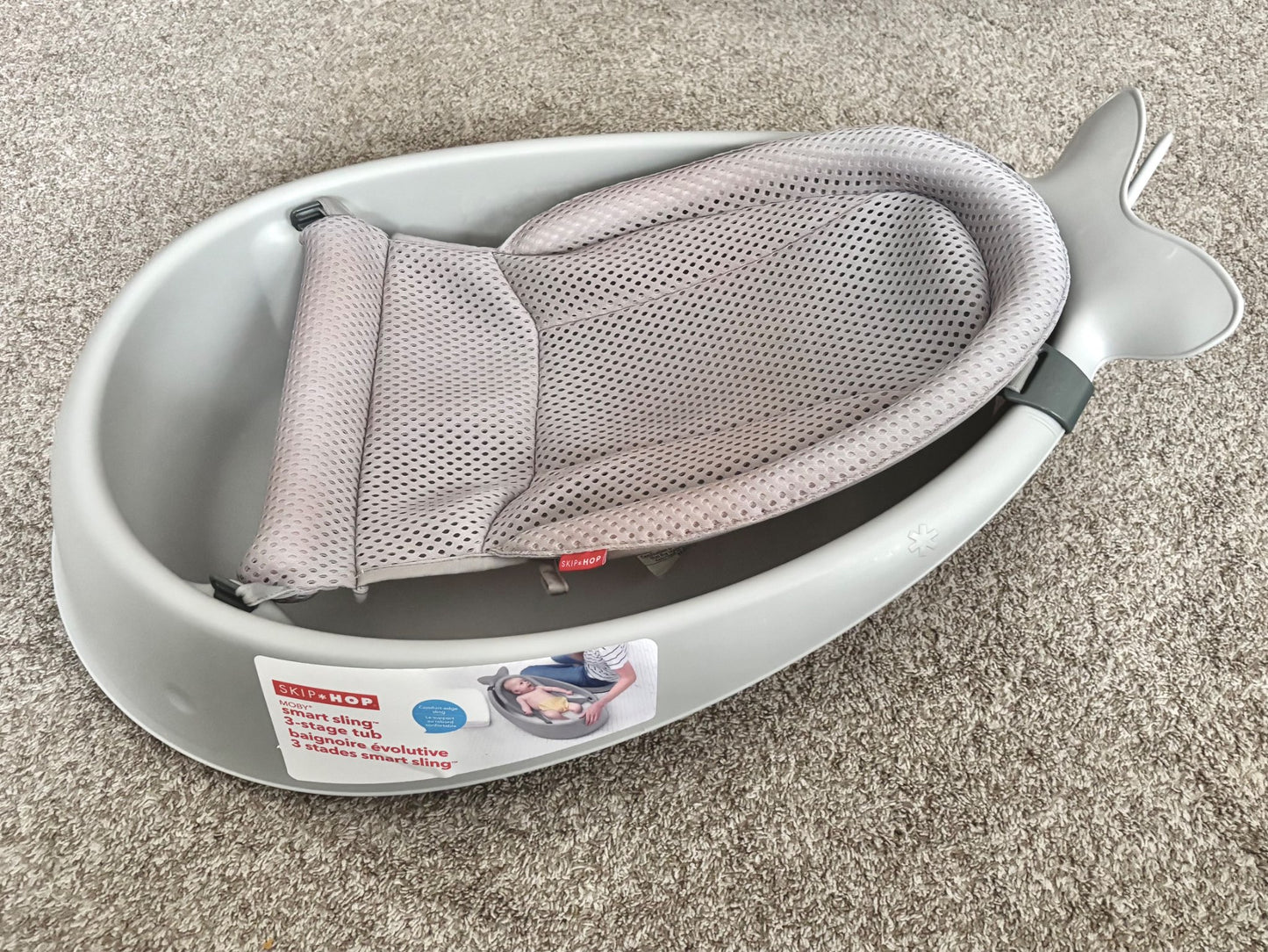 Skip Hop Baby Bath Tub, Grey - Retails $61